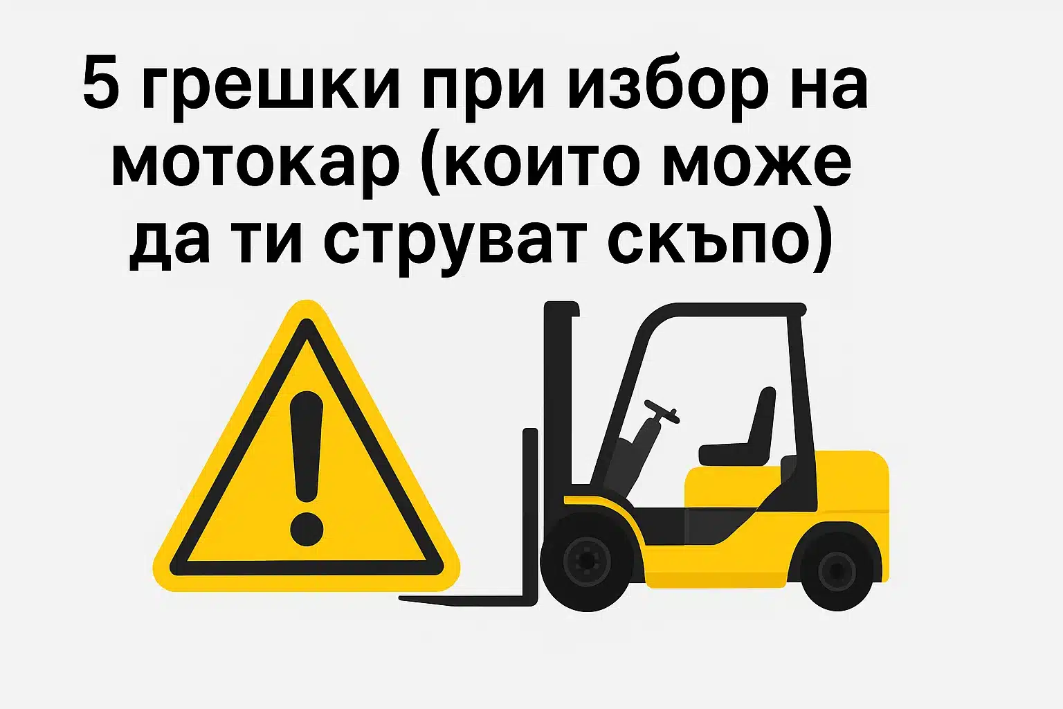 5 чести грешки при избор на мотокар – инфографика от АБ Сервиз