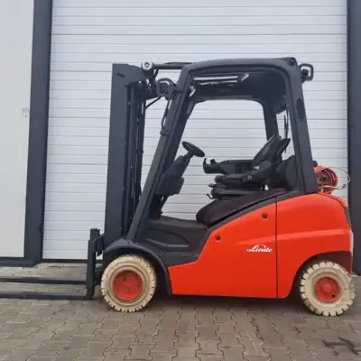 Газокар Linde H20 – страничен изглед, 2000 кг, 4.65 м
